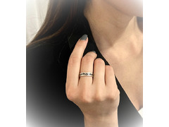Серебряное кольцо «Юность» с позолотой